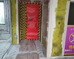 建发和玺涂装阶段工地现场图-2