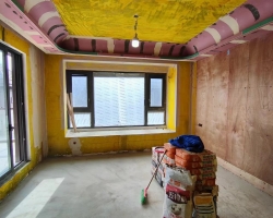 建发和玺涂装阶段工地现场图-5