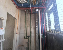 尚东国际名园水电阶段工地现场图-2