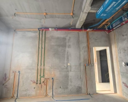 尚东国际名园水电阶段工地现场图-5