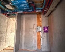 尚东国际名园水电阶段工地现场图-7