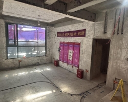 漓江山水花园水电阶段工地现场图-9