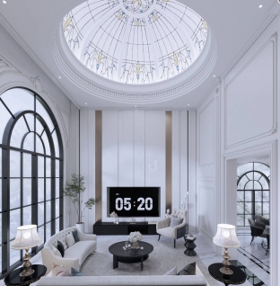 梵高别墅法式风格别墅装修效果图