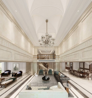 天马花苑美式风格别墅装修效果图