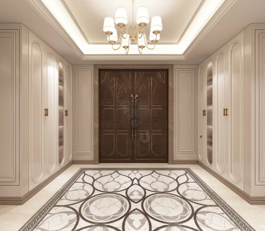 天马花苑美式风格别墅装修效果图-8