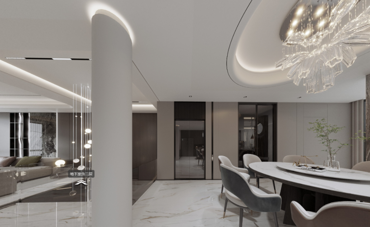 尚东鼎现代简约别墅装修效果图-1