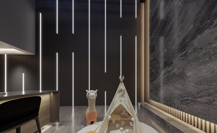 尚东鼎现代简约别墅装修效果图-3