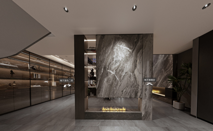 尚东鼎现代简约别墅装修效果图-4