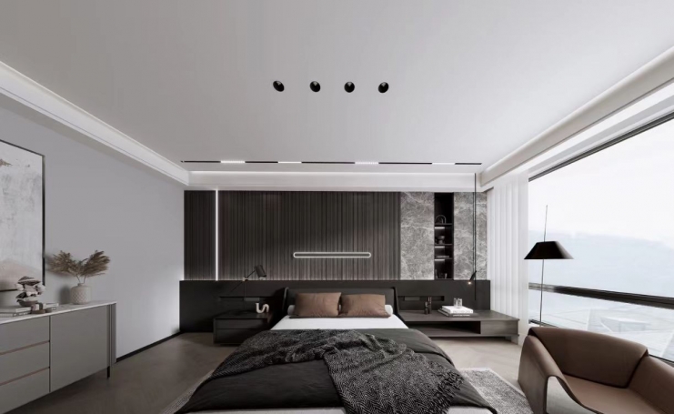 尚东鼎现代简约别墅装修效果图-5