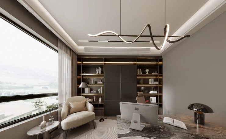 尚东鼎现代简约别墅装修效果图-10