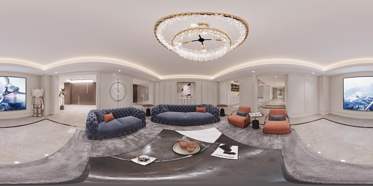 银亿领墅美式风格别墅装修效果图-1