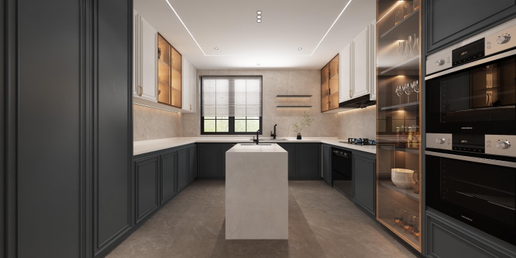 银亿领墅美式风格别墅装修效果图-5