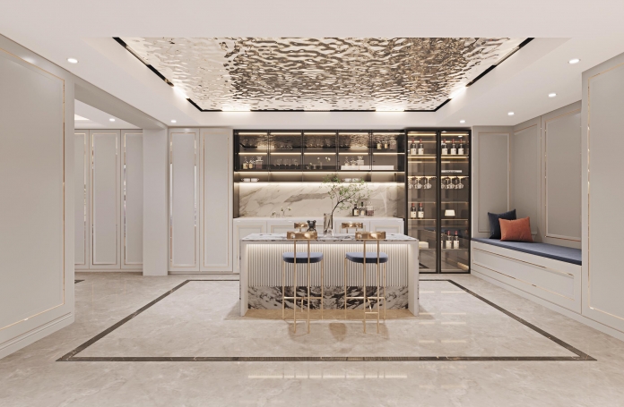 银亿领墅美式风格别墅装修效果图-7