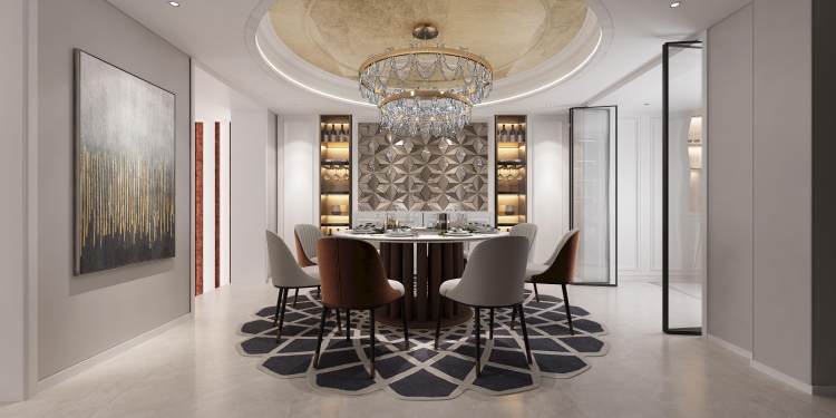 银亿领墅美式风格别墅装修效果图-13