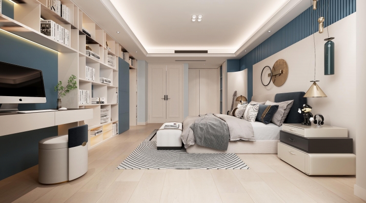 银亿领墅美式风格别墅装修效果图-16