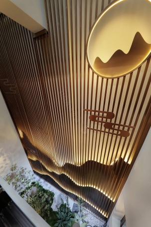 璟云里新中式风格别墅装修效果图-5