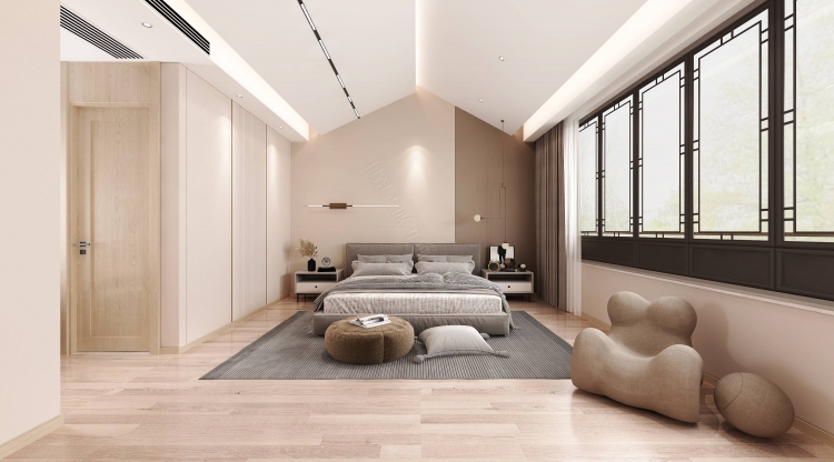 璟云里现代简约别墅装修效果图-17