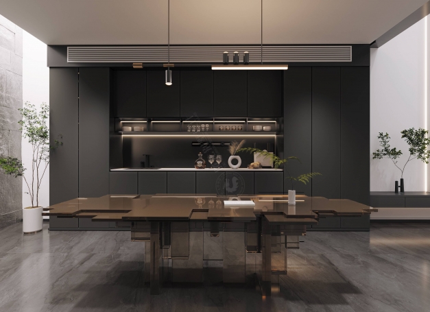 云锦湾现代简约别墅装修效果图-5