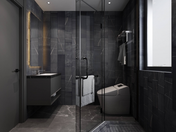 云锦湾现代简约别墅装修效果图-8