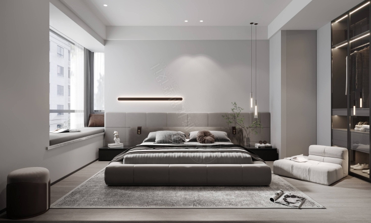 上海滩花园现代简约别墅装修效果图-7