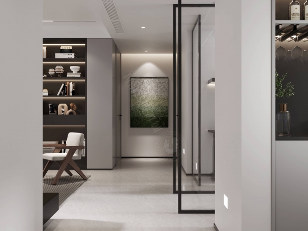 上海滩花园现代简约别墅装修效果图-12