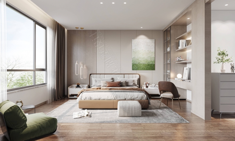 宝华源墅现代简约别墅装修效果图-1