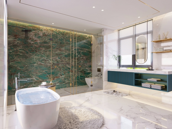 宝华源墅现代简约别墅装修效果图-5