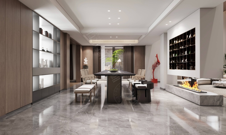 宝华源墅现代简约别墅装修效果图-10