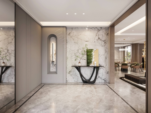 宝华源墅现代简约别墅装修效果图-12