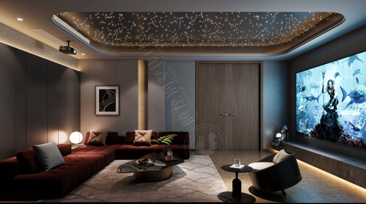 宝华源墅现代简约别墅装修效果图-13