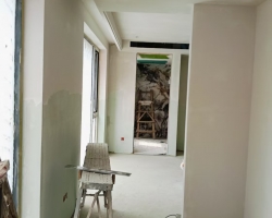 新浦江城涂装阶段工地现场图-1