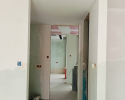 新浦江城涂装阶段工地现场图-2