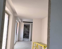 新浦江城涂装阶段工地现场图-11