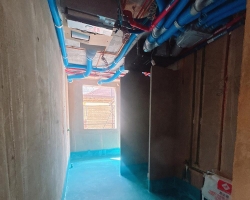 玫瑰园水电阶段工地现场图-2