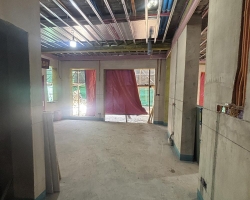 玫瑰园木作阶段工地现场图-2