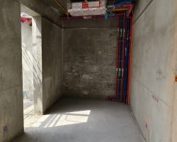 汤臣豪园木作阶段工地现场图-5