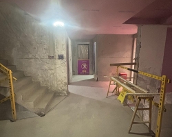 漓江山水花园木作阶段工地现场图-1