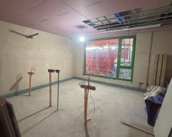 玫瑰园木作阶段工地现场图-1