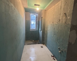 玫瑰园木作阶段工地现场图-2