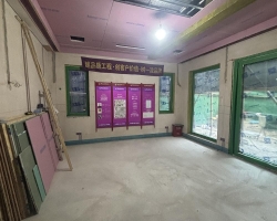 玫瑰园木作阶段工地现场图-5