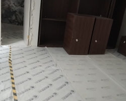 新浦江城安装阶段工地现场图-1