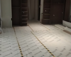 新浦江城安装阶段工地现场图-2