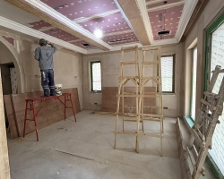 玫瑰园涂装阶段工地现场图-1