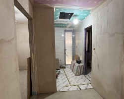 玫瑰园涂装阶段工地现场图-2