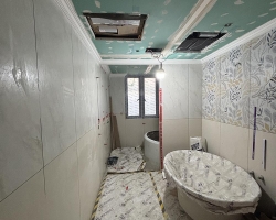 玫瑰园涂装阶段工地现场图-4