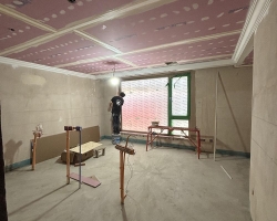 玫瑰园涂装阶段工地现场图-6