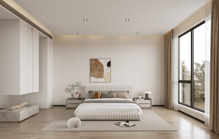 时代御湖现代简约别墅装修效果图-1