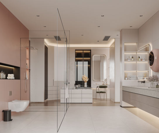 时代御湖现代简约别墅装修效果图-8