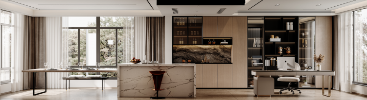 时代御湖现代简约别墅装修效果图-9