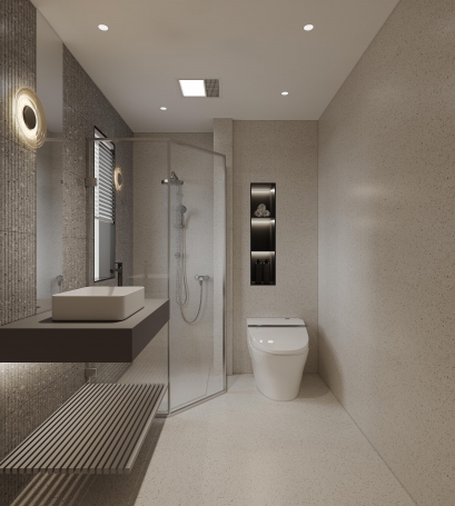 海上溪云现代简约别墅装修效果图-9